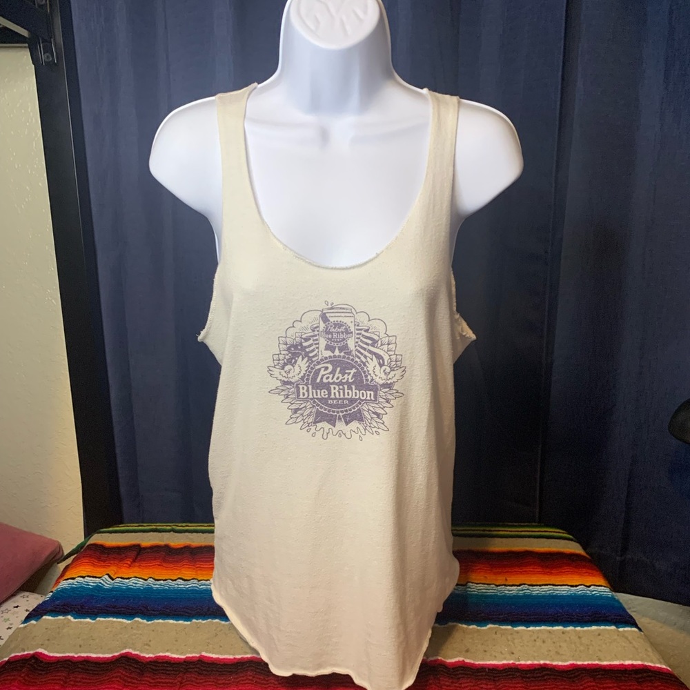 Pabst Blue Ribbon tee shirt tank top!
